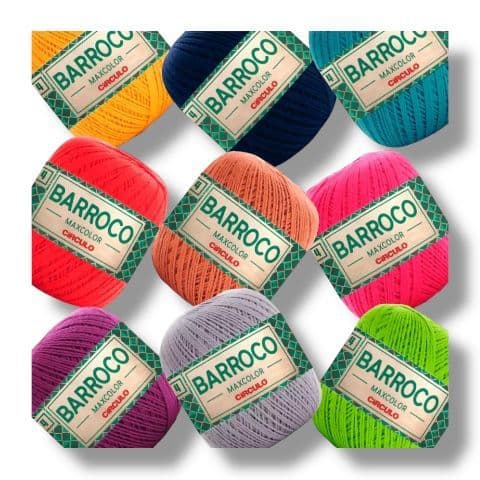 FIO BARBANTE BARROCO MAXCOLOR N6 226MT / 200G - CÍRCULO
