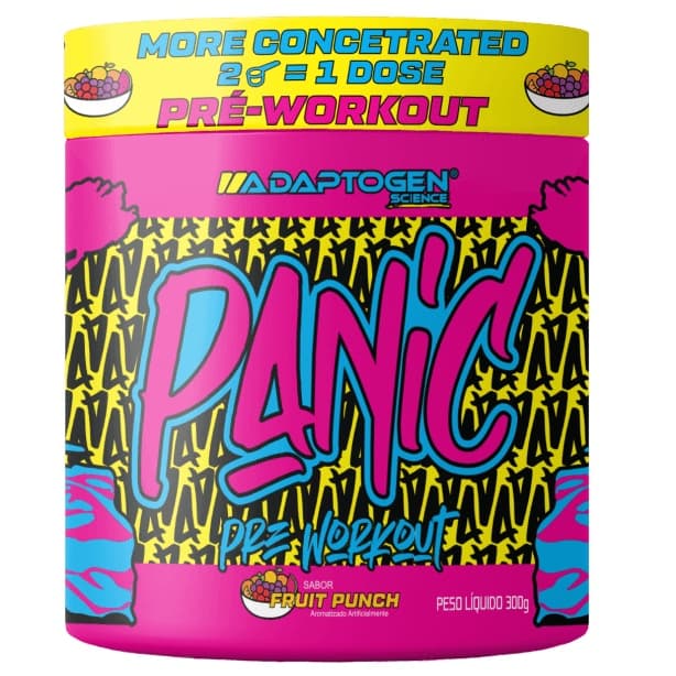 Panic Pré-treino - Super Concentrado 300g Adaptogen Science