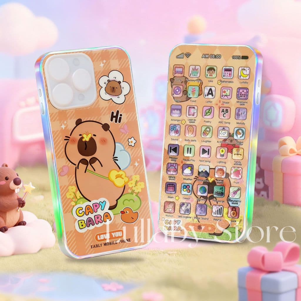 Brinquedo de Celular Infantil Musical aprendizagem oral kids educational toys (Inglês)
