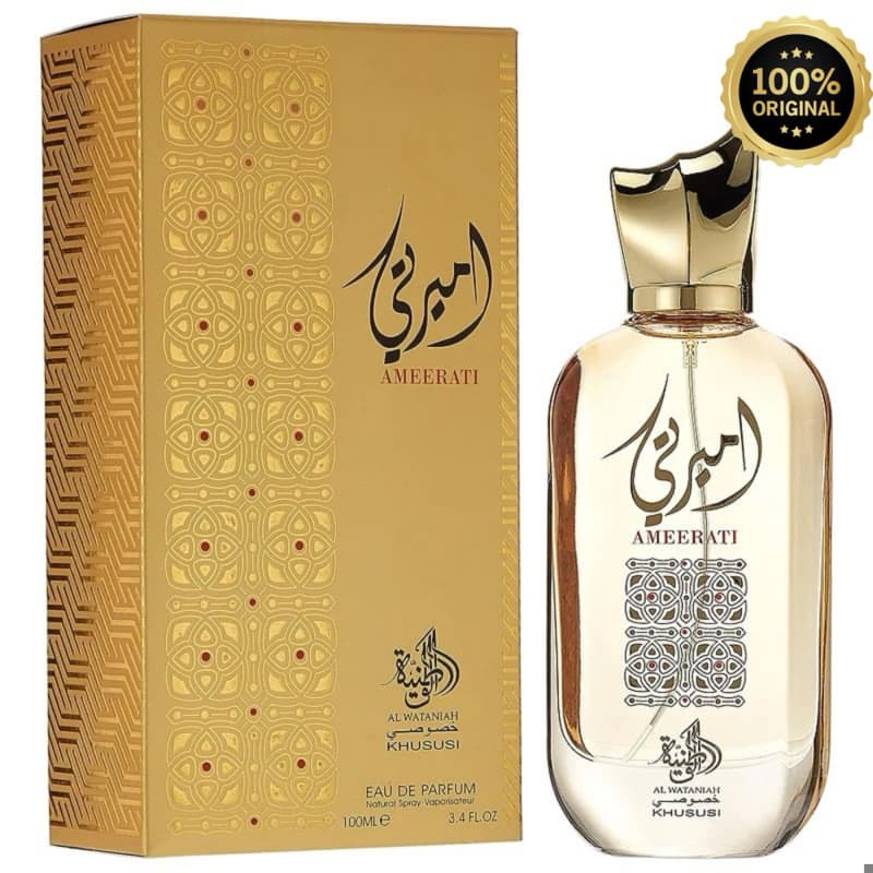 Perfume Feminino Ameerati Al Wataniah 100 ml  Original Importado Luxo e Sofisticação Alta Fixação