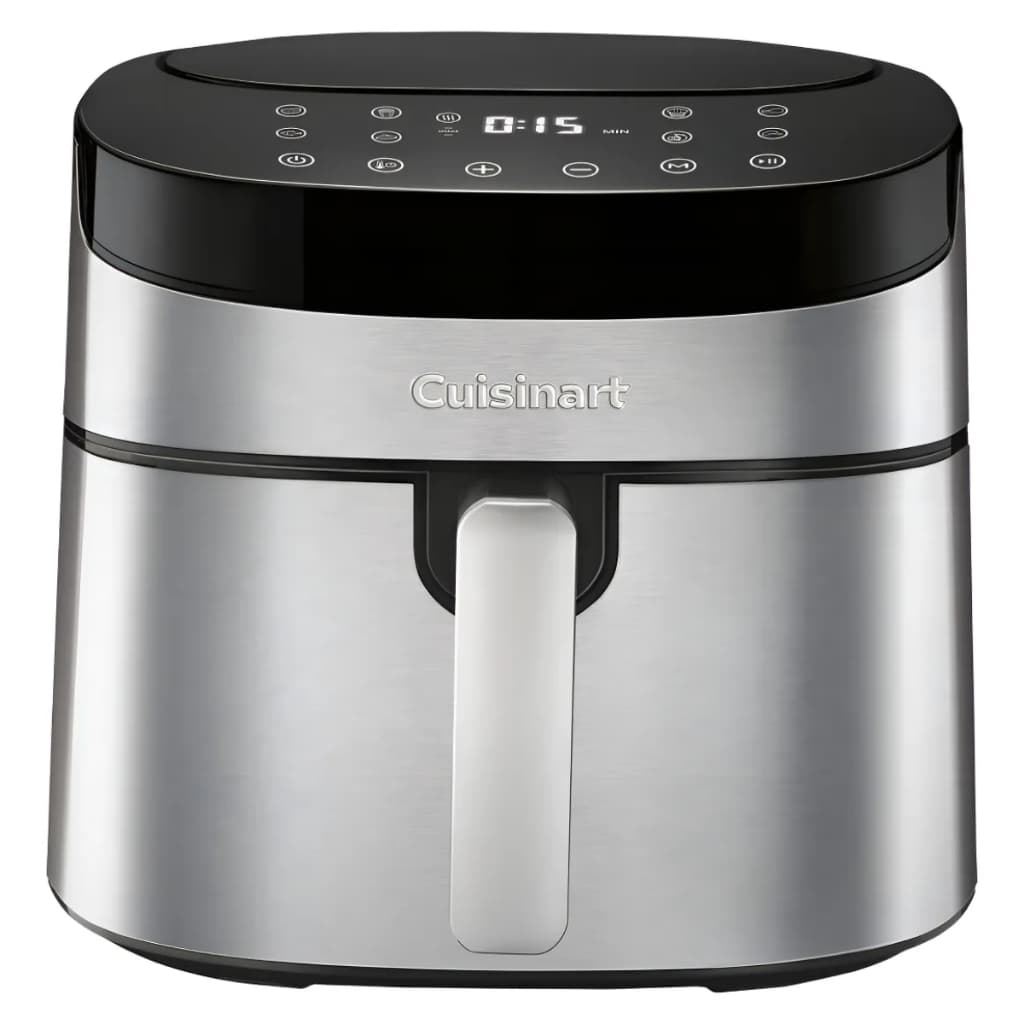 Air Fryer Digital 7,2 Litros Cuisinart 1800w Cor Prateado Fritadeira Elétrica Premium