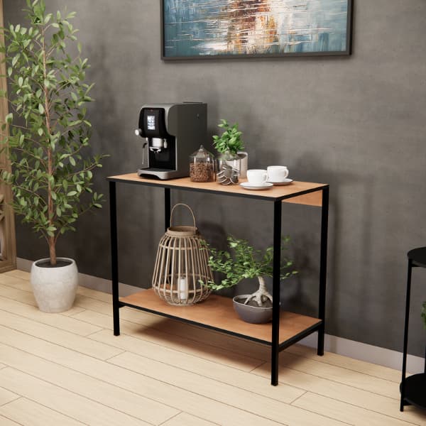 Aparador Buffet Industrial Duas Portas Organizador Multiuso para Sala Cozinha