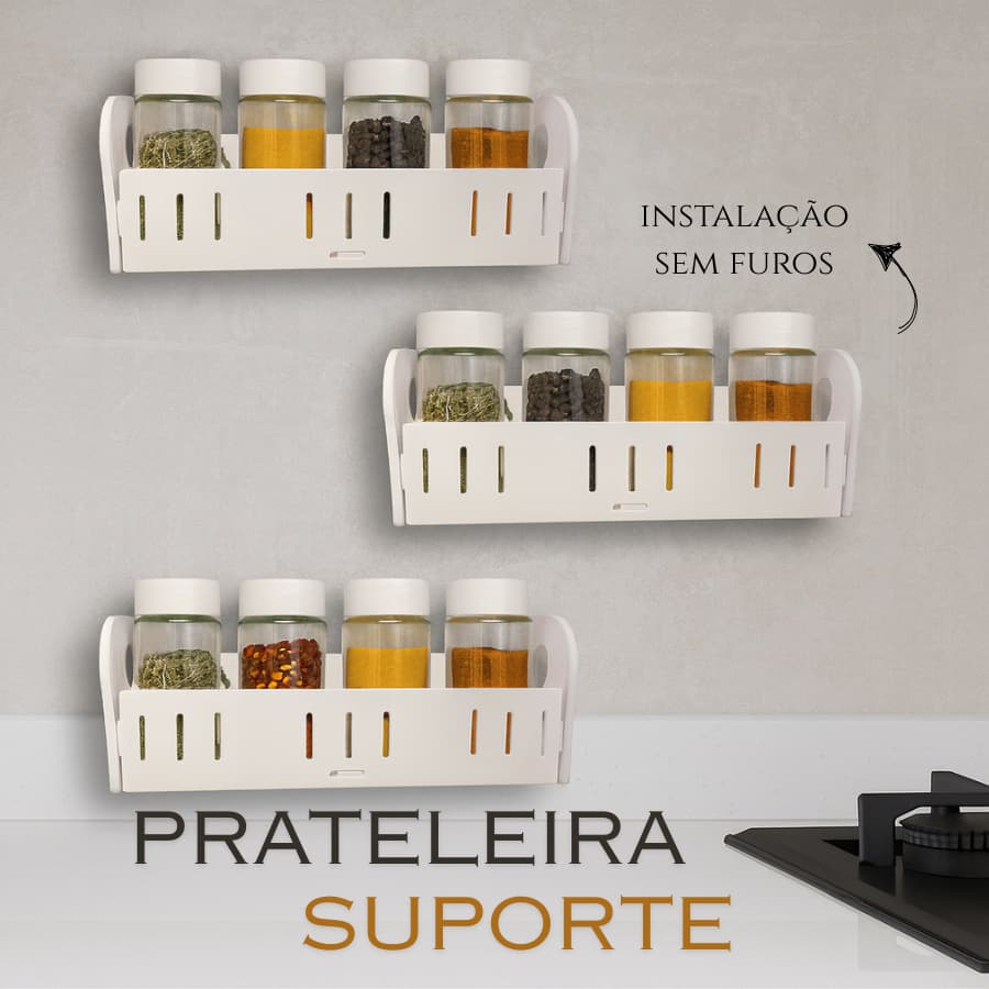 Prateleiras Suporte Com Alto Adesivos Para Parede Banheiro Cozinha lavanderia