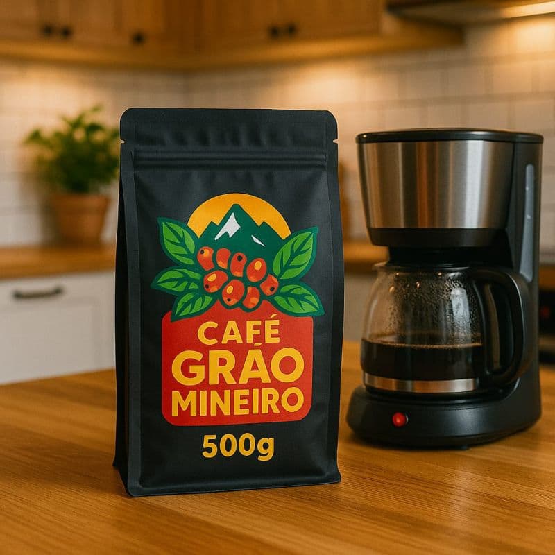 Café em Grãos 500g - Artesanal 100% Arábica da Zona da Mata Mineira