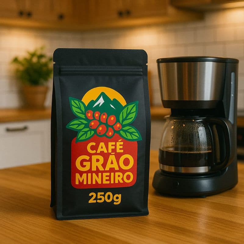 Café em Grãos 250g - Artesanal 100% Arábica da Zona da Mata Mineira
