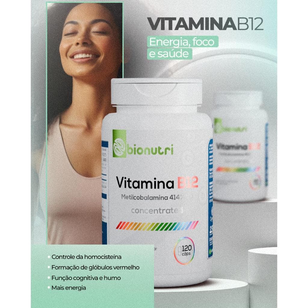 Vitamina b12 Metilcobalamina Suplemnto Alimentar Bionutri