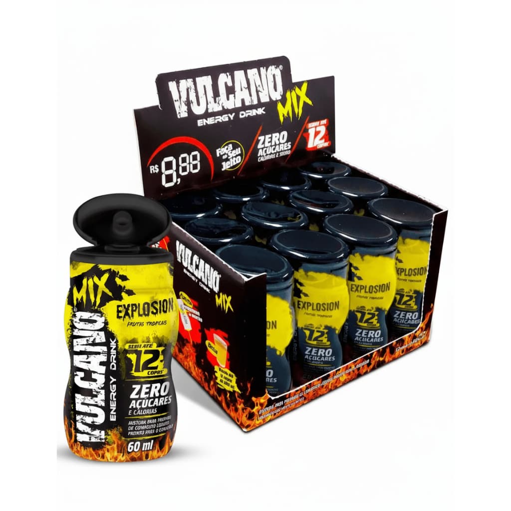 Vulcano Mix Frutas Tropicais Portátil Bolso Festa Viajem