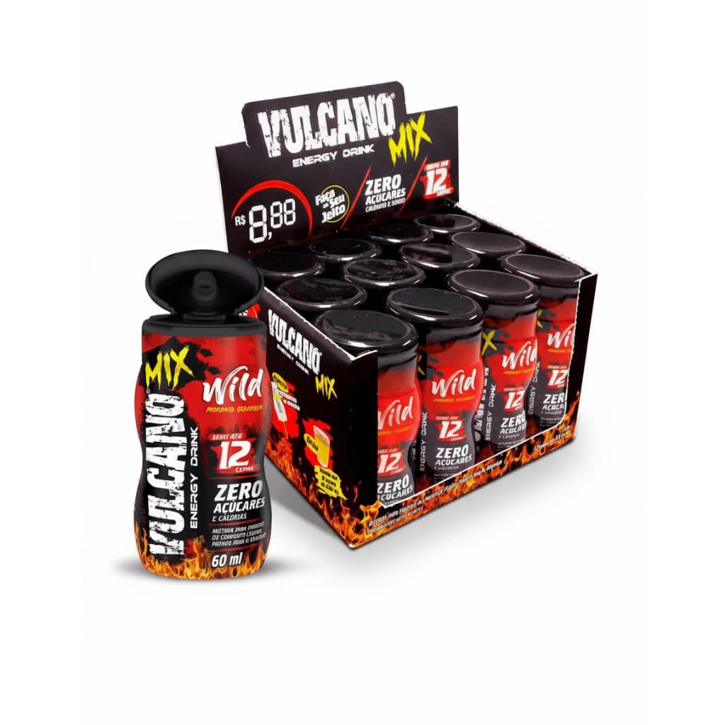 Vulcano Mix Morango Selvagem Portátil Bolso Festa Viajem