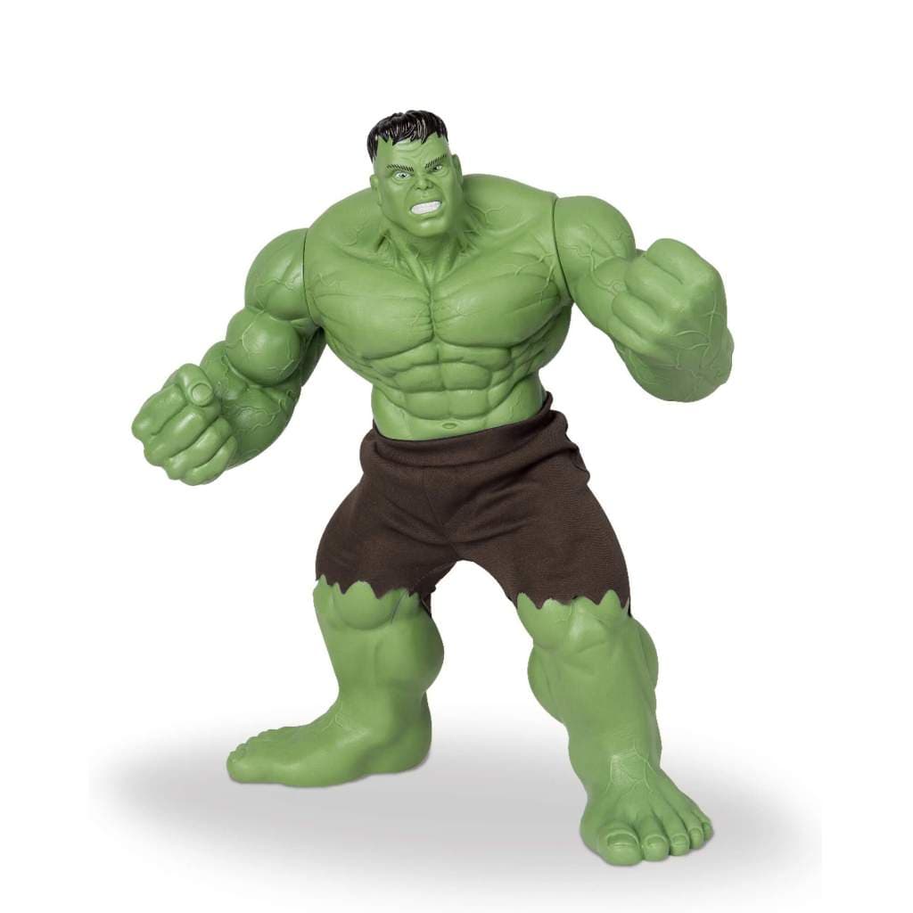 Boneco Colecionável Hulk Esmaga 45 cm Articulado Vinil +De 4 Anos Mimo Toys Brinquedo Infantil