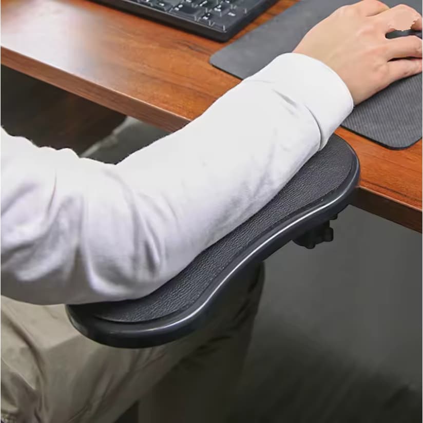 Apoio de Braço Ergonômico Articulado para Mesa - Suporte Descanso PC e Gamer