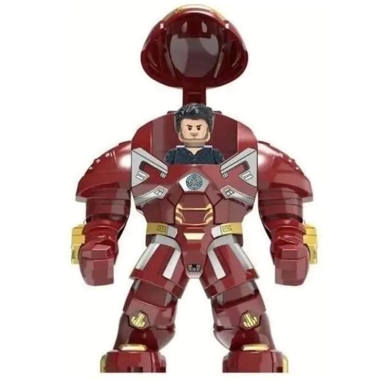 Bloco de Montar Hulkbuster/Iron Man/ Tony Stark - Marvel (Tipo Lego)