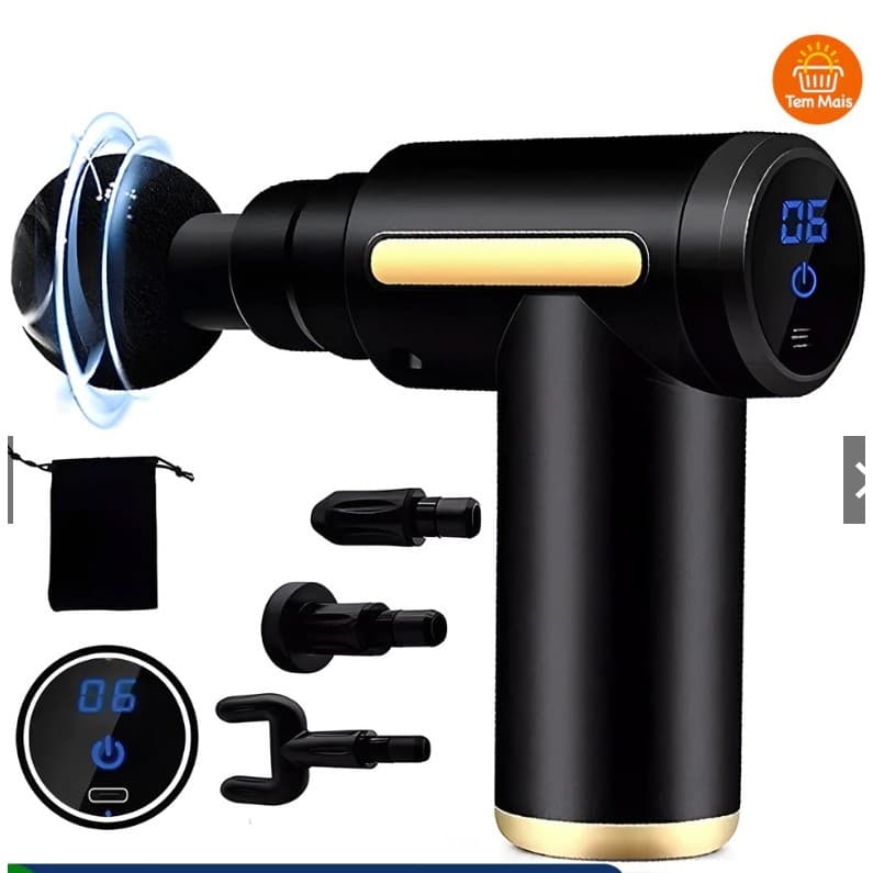Massageador Elétrico Profissional Muscular Original Massagem Profunda Relaxante Envio Imediato
