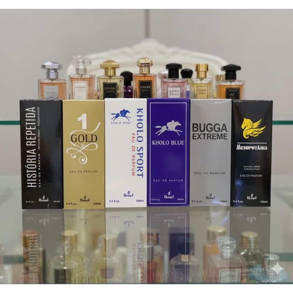 Kit com 06 Perfumes Masculino 100ml cada