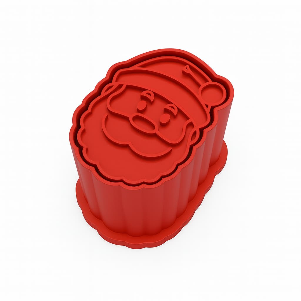 Ejetor Modelador Para Doces PAPAI NOEL NATAL Brigadeiros Docinhos Massa Biscuit Biscoito Resistente Massinha Modelar Pas