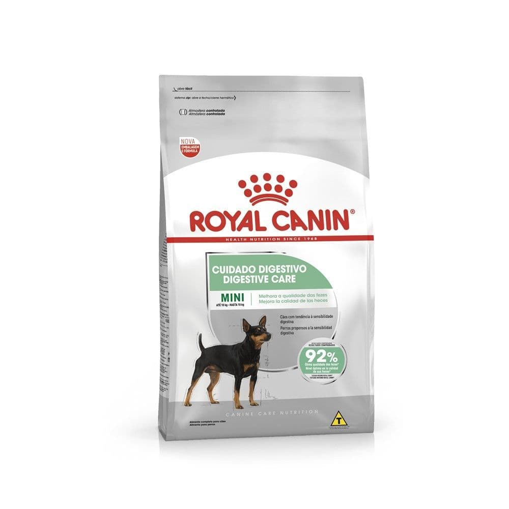Ração Seca Royal Canin Cuidado Digestivo Para Cães Adultos de Porte Mini a partir de 10 meses de idade - 2,5kg