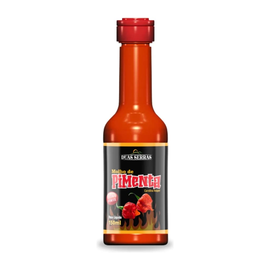 Molho De Pimenta Carolina Reaper Sem Glúten Duas Serras150ml