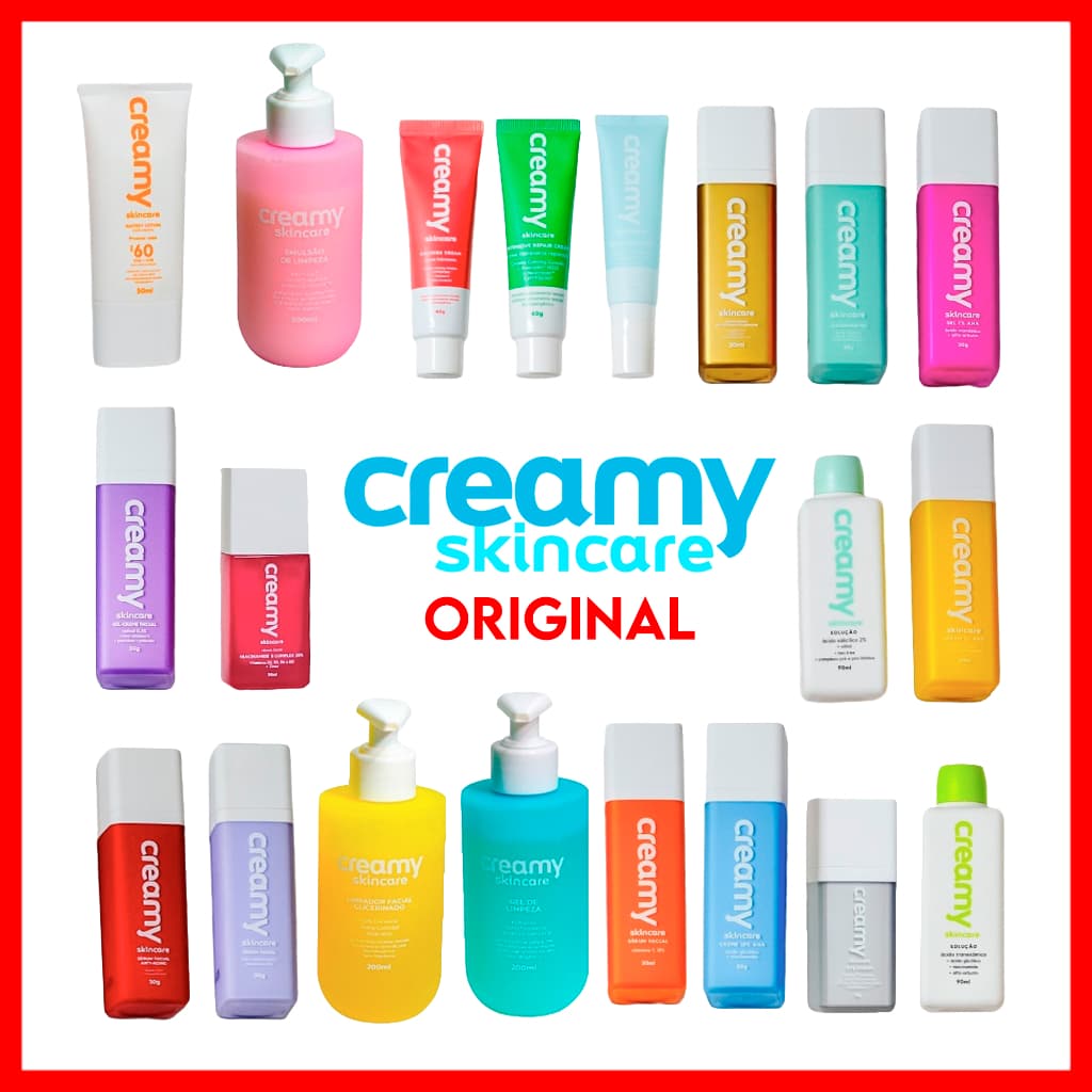 Creamy Skincare 30g (Séruns que tratam acne, rugas e hidratam profundamente)