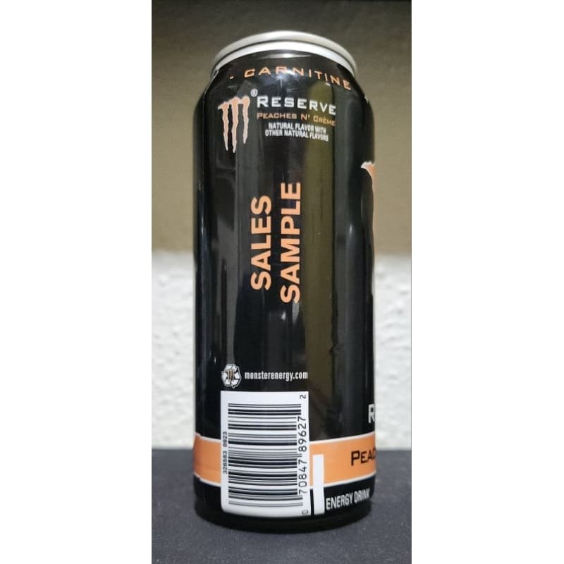 Monster RESERVE Peaches N' Creme 473ml SALES SAMPLE