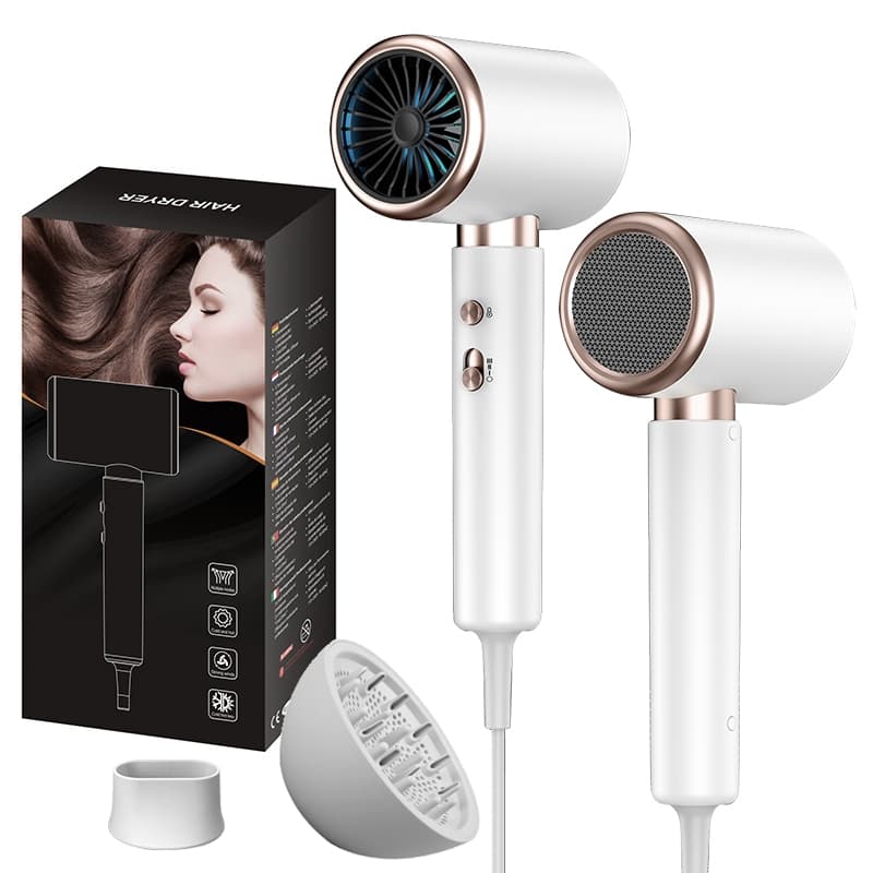 Secador De Cabelo Profissional Com Diffuser Concentrador Ionic Rápido Aquecimento 127V 220V 2000W Anti Sobreaquecimento
