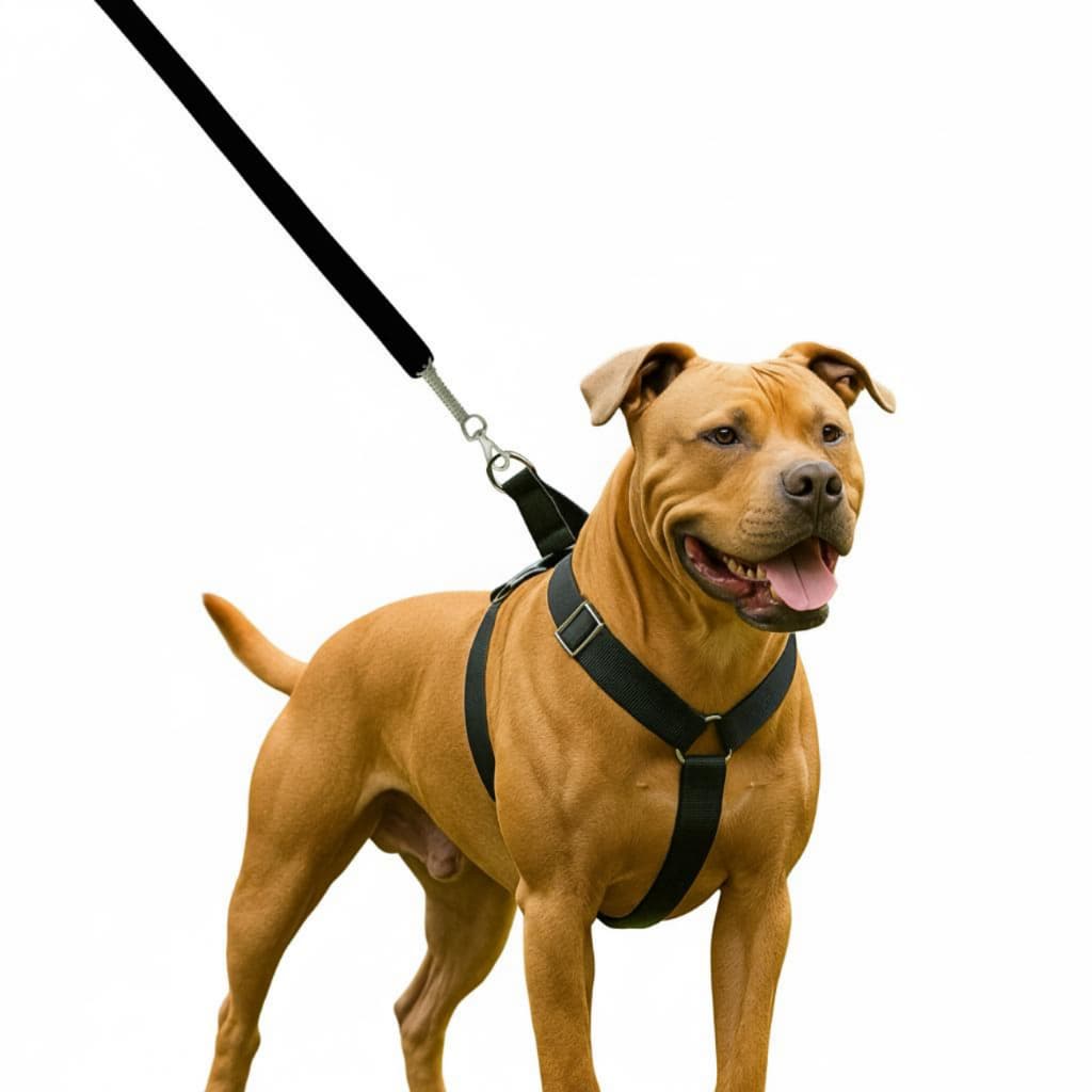 Coleira Peitoral Reforçada Para Cães Médios e Grandes Pit Bull Guia Segura e Ajustável Antipuxão