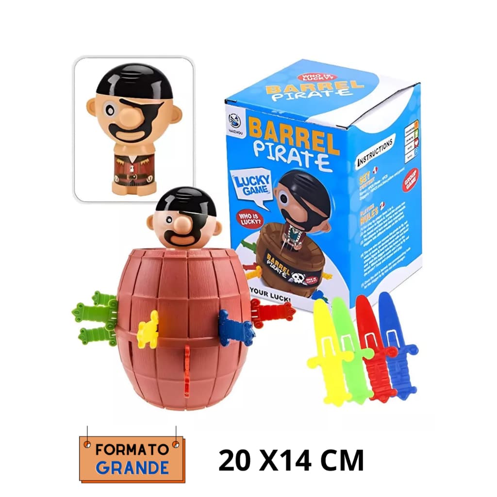 Jogo Pula Barril Pirata Diversão Garantida nas Ferias das Crianças e toda Familia Jogos Infantis