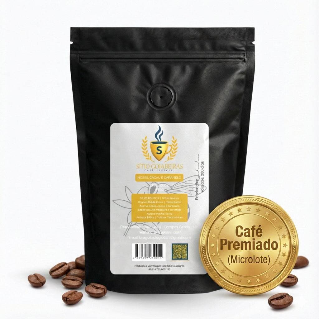 Café Especial Em Grãos 250g 85 Pontos 100% Arábica Microlote Gourmet 18+