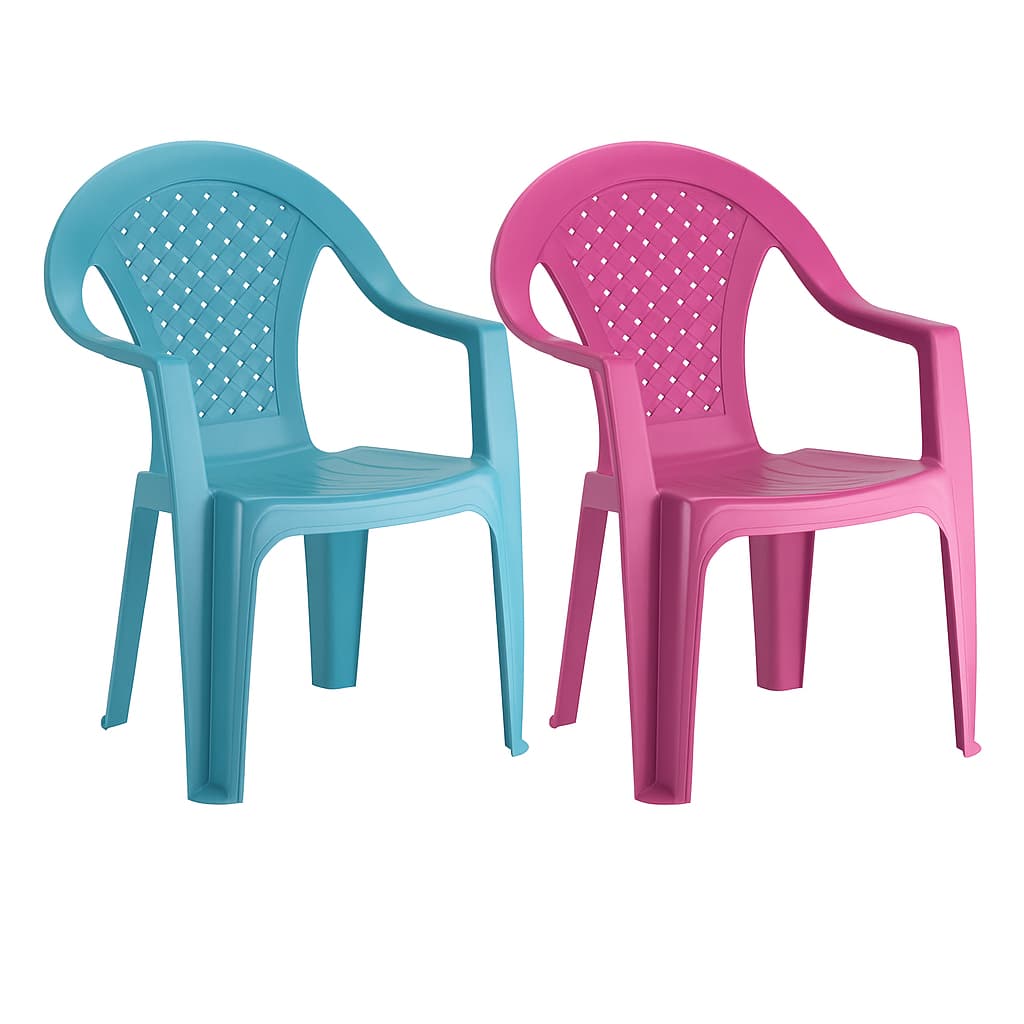 Cadeira Infantil Mini Poltrona de Plástico Resistente Confortável para Crianças Casa Escola