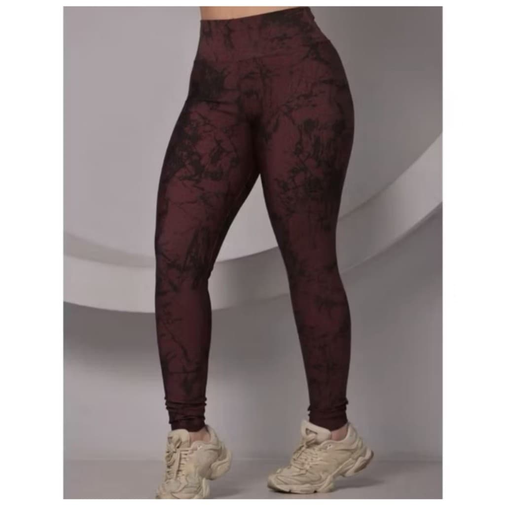 Legging Marmorizada Cintura Alta | Estampada | Fitness e Casual