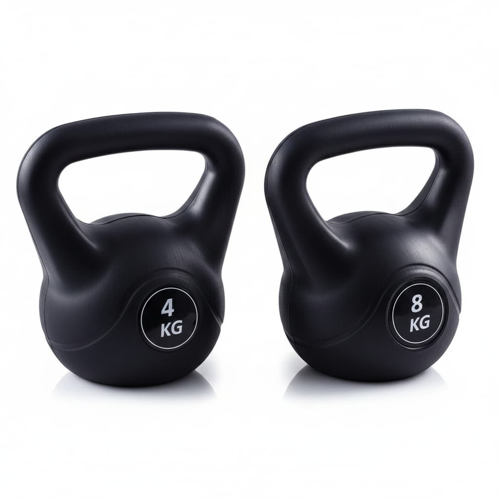 Kit 2 Kettlebell Ahead Sports 4kg e 8kg Treino Funcional Musculação Academia Fitness