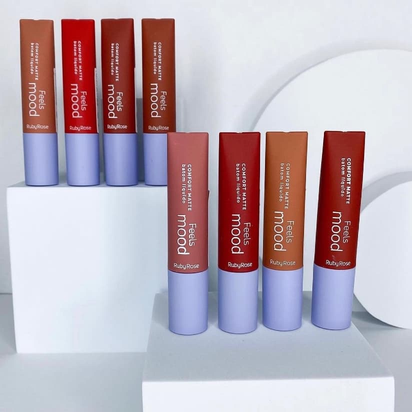Batom Líquido Feels Mood Comfort Matte Motivation - Ruby Rose