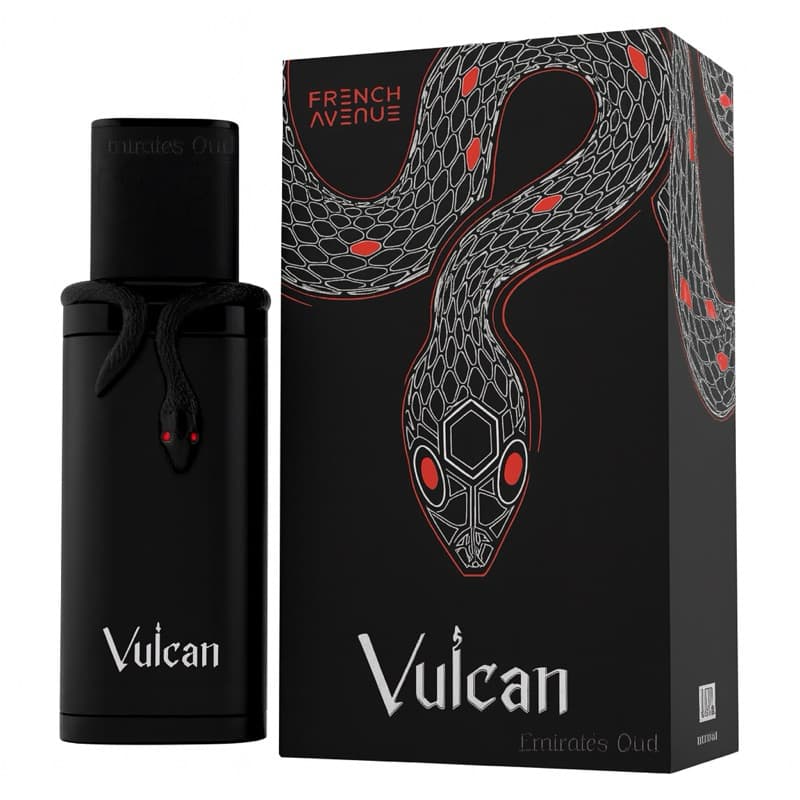 Perfume Vulcan Black French Avenue Masculino 100ml – Importado, Amadeirado e Intenso