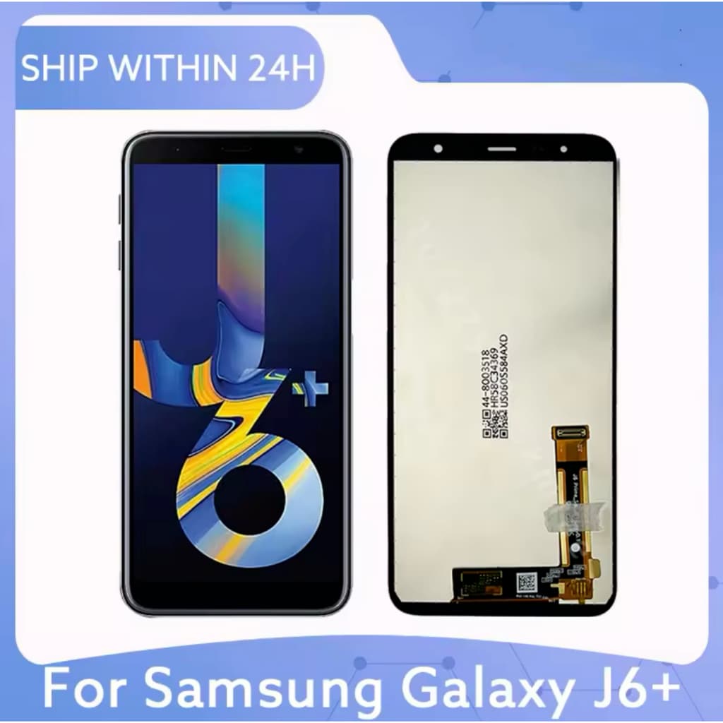 Lcd para samsung j6+2018 j6 plus j610 display touch screen digitador assembléia para samsung j4 plus j415 j415f tela
