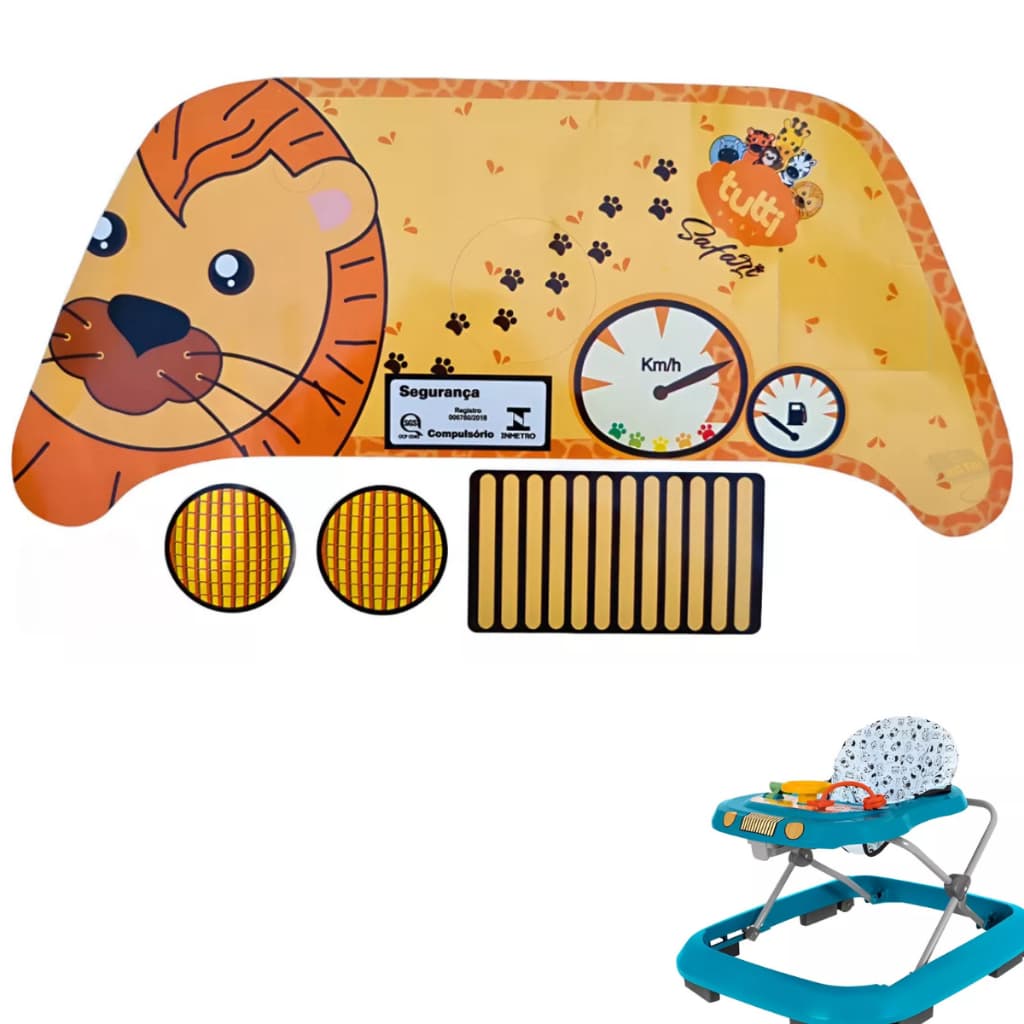 Adesivo do Andador Safari Plus Tutti Baby