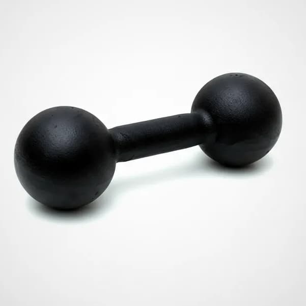 Halter Bola Pintado 9kg Ferro Fundido Musculação Academia