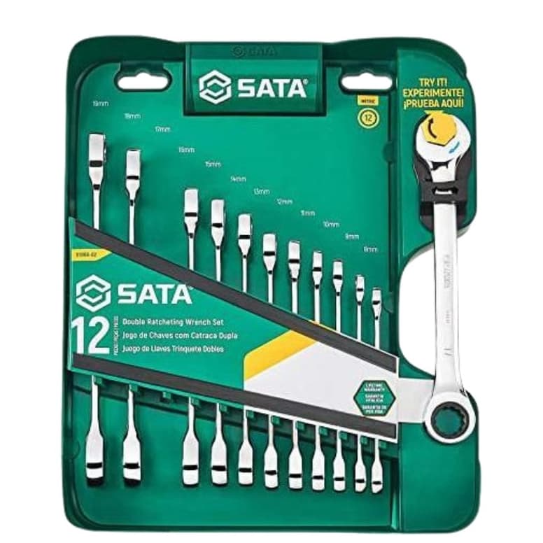 Jogo de Chave Combinada com Catraca Speedy de 8-19mm com 12 Pç  ST09066-02