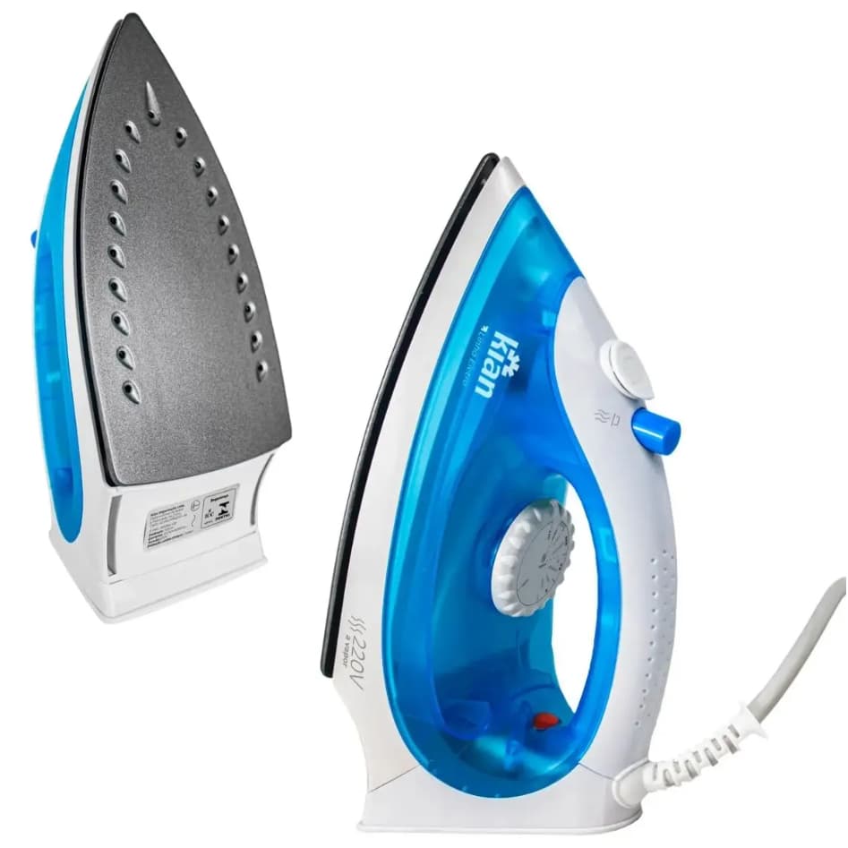 Ferro de Passar a Vapor 127v 1300W 8 Niveis de Temperatura  127W  KIAN