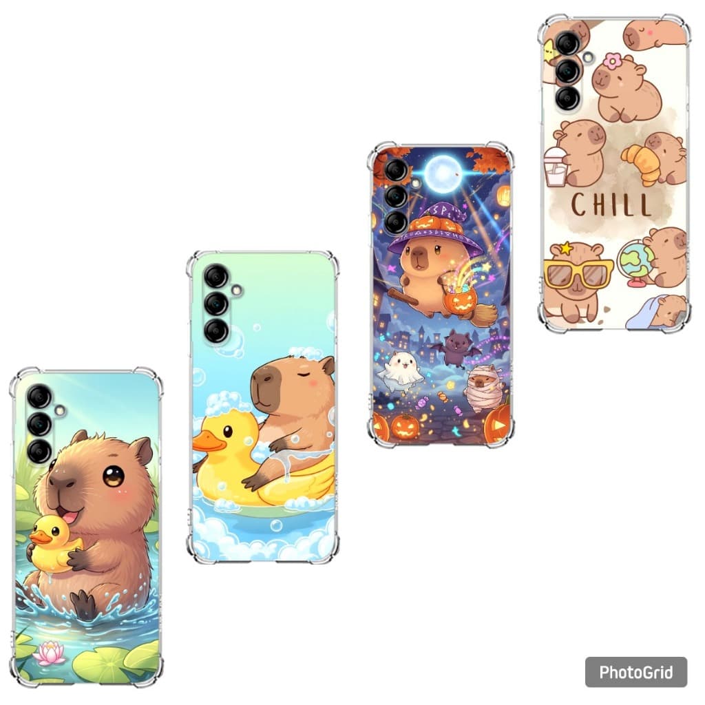 Capa Capinha Samsung A07, A14, A15, A25 4G, A26, A35, A54, A55 Case TPU, Capivara Samsung Capy