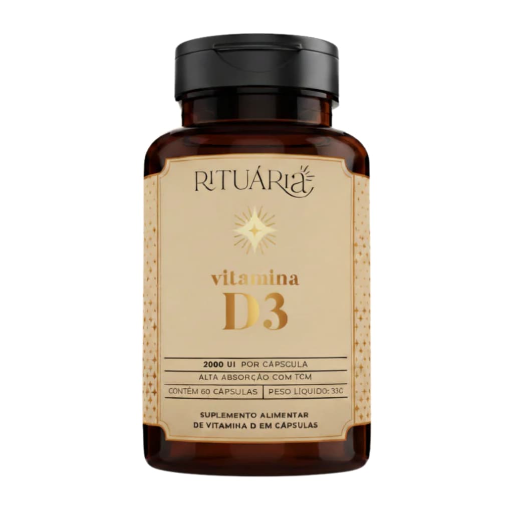 Suplemento Alimentar Vitamina D3  TCM Rituária Imunidade 60 cápsulas