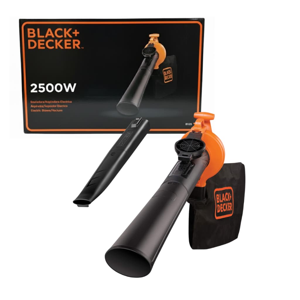 Soprador e Aspirador de Folhas Black Decker Função Soprador e Triturador 220V - Bv25