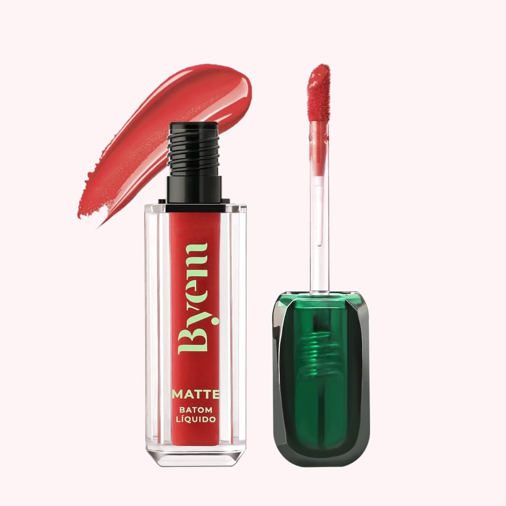 Byem Batom Líquido Stick Acetinado Matte Líquido Cranberry Pie
