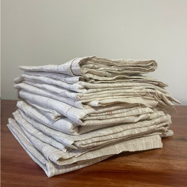 Kit 1kg Retalhos de Linho Misto para Artesanato, Costura Criativa e Patchwork Multiuso
