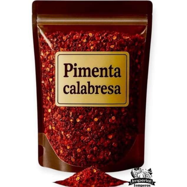 Pimenta Calabresa em Flocos 100g .Temperos Condimentos e Especiarias