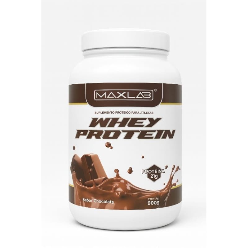 Whey Protein Sabor Chocolate 900 G - Maxlab