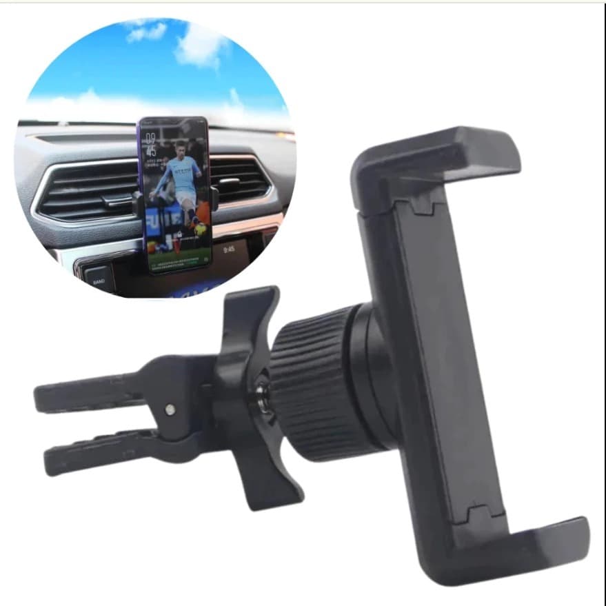 Suporte Celular Carro Garra Forte Saída de Ar Condicionado Ajustável 360°  CJ-350
