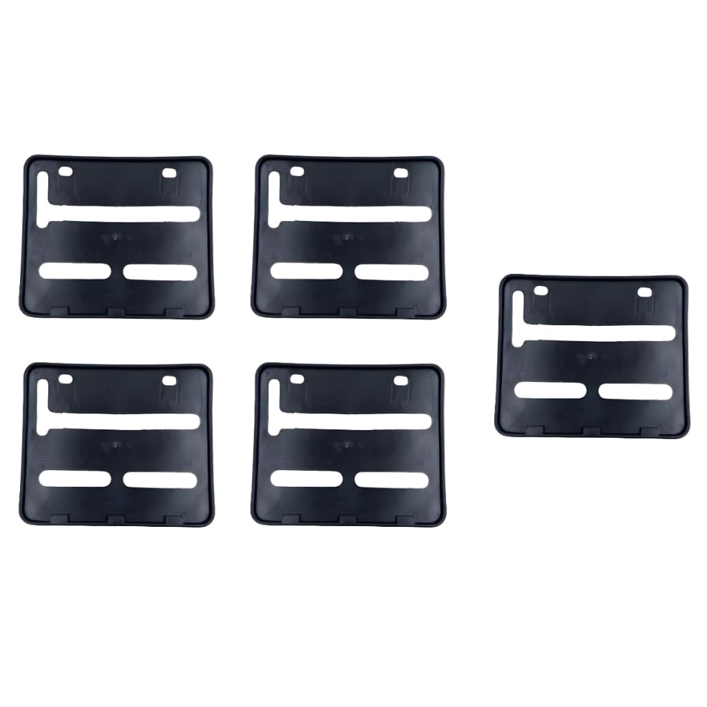 5 Suporte Moldura de Placa Moto Mercosul Acessório Universal  — Plástico Reforçado p/ Todas as Motos