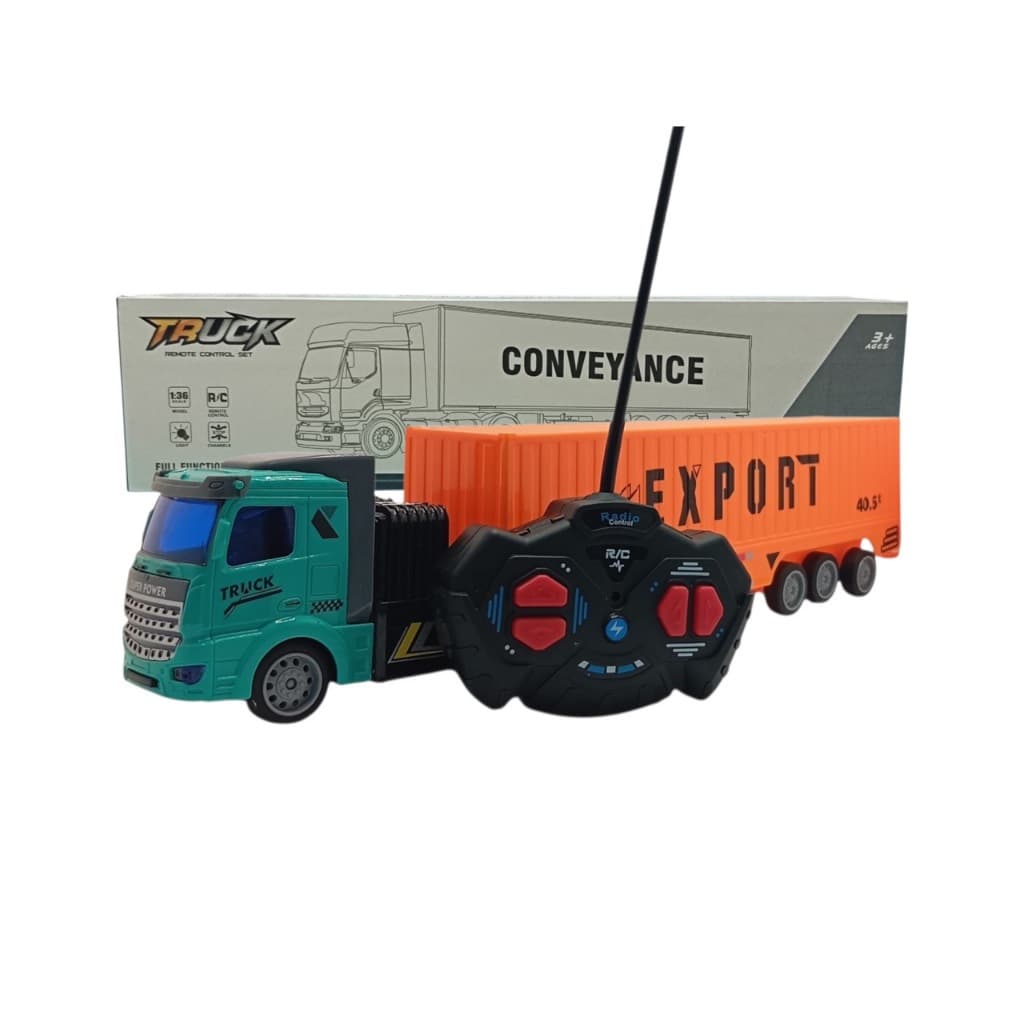 Carrinho Controle Remoto Caminhão Carreta Container Baú Tanque Recarregável