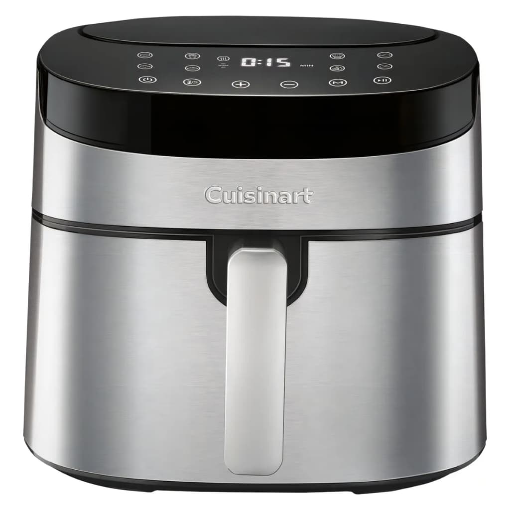 Air Fryer Digital 7,2 Litros Cuisinart 1800w Cor Prateado Compacto Moderno Fritadeira