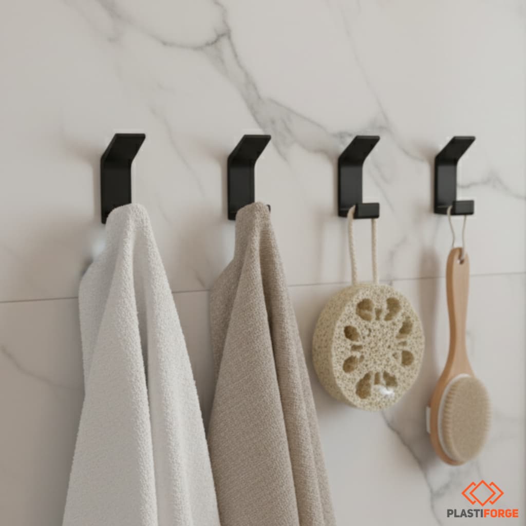 Gancho de Parede Adesivo Sem Furo Cabideiro Suporte Porta Pano Prato Cozinha Banheiro