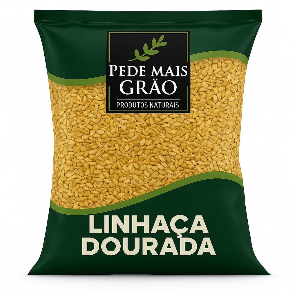 Linhaça Dourada tempero natural 500g 1kg