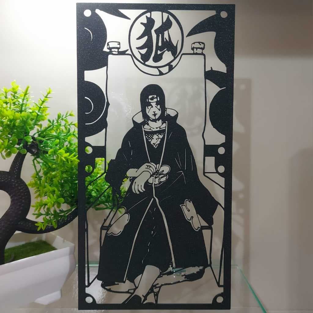 GRADE GRELHA PARA COOLER FAN GRILL 240MM X 120MM ITACHI UCHIHA ANIME NARUTO PC SETUP GAMER